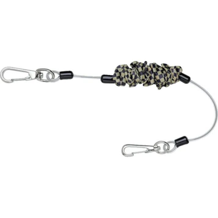 【CAINZ-DASH】水戸工機 セーフティーループ(からみ防止タイプ) ショート ゴールド×ブラック SLK-80GB【別送品】