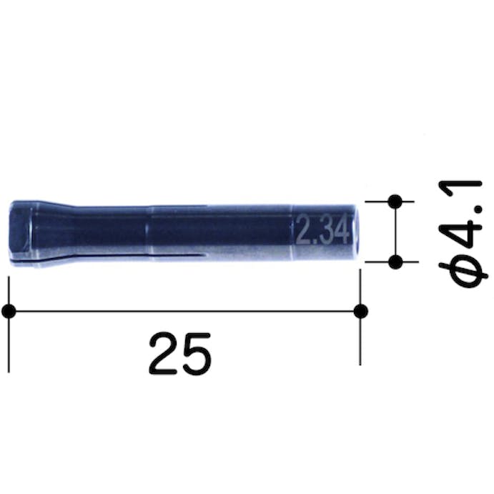 【CAINZ-DASH】永興電機工業 コレットチャック（Φ２．３４ｍｍ）　アングル９０専用 DCS23【別送品】