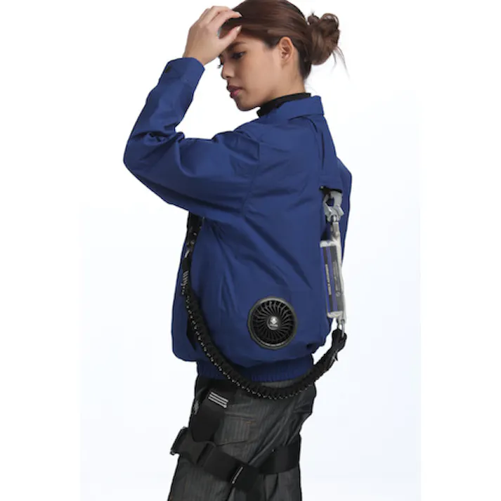 【CAINZ-DASH】リンクサス COOLING BLASTハーネス対応服地 シルバーグレー L LX-6700WFHS-L【別送品】