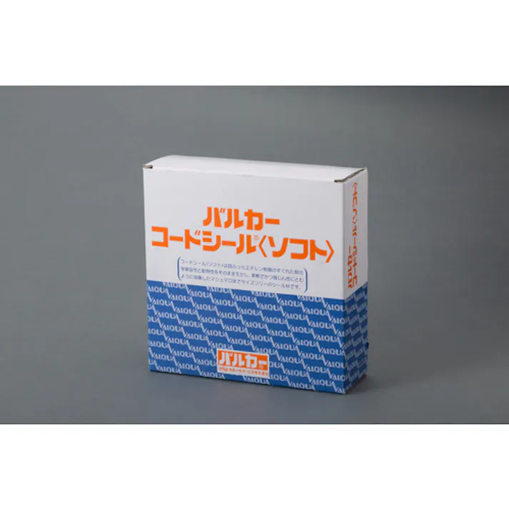 【CAINZ-DASH】バルカー フランジ用シール材 コードシールソフト(断面丸型) 外径Φ12mm×長さ5m 7GS64N-120005【別送品】