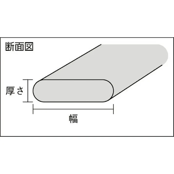 【CAINZ-DASH】バルカー コードシールソフト 幅3mm 7GS66A-030030【別送品】