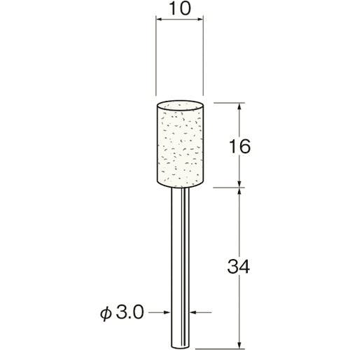 日本精密機械工作 軸付フェルトバフ外径(mm):10 F3110 フェルト軸付ホイール 日本精密機械工作 軸付フェルトバフ外径(mm):10 F3110 フェルト軸付ホイール