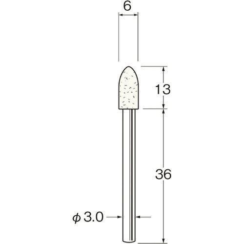 日本精密機械工作 軸付フェルトバフ砲弾型幅(mm)13 (5個入) F3506 フェルト軸付ホイール 日本精密機械工作 軸付フェルトバフ砲弾型幅(mm)13 (5個入) F3506 フェルト軸付ホイール