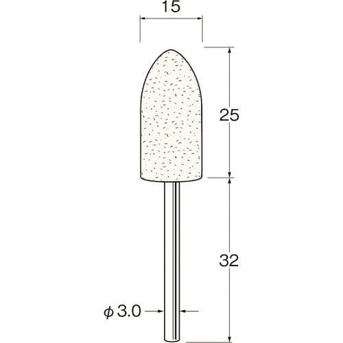 日本精密機械工作 軸付フェルトバフ砲弾型幅(mm)25 (5個入) F3615 フェルト軸付ホイール 日本精密機械工作 軸付フェルトバフ砲弾型幅(mm)25 (5個入) F3615 フェルト軸付ホイール