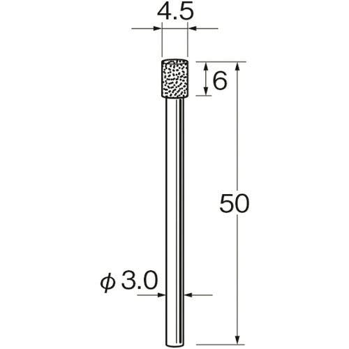 CAINZ-DASH】日本精密機械工作 機械研削用軸付電着ボラゾン砥石（インターナル研削用）Ｎ５３４５ N5345【別送品】 | 電動・油圧・空圧工具  通販 | ホームセンターのカインズ