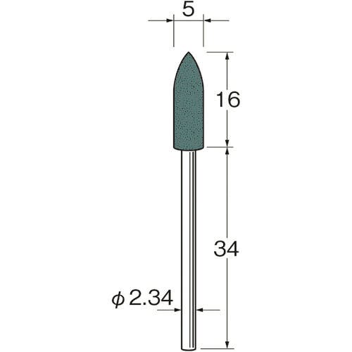 日本精密機械工作 軸付シリコンゴム砥石 R1022 軸付砥石 日本精密機械工作 軸付シリコンゴム砥石 R1022 軸付砥石