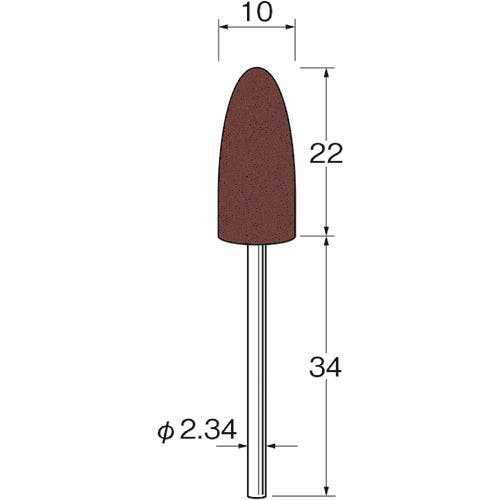 日本精密機械工作 軸付シリコンゴム砥石 R1132 軸付砥石 日本精密機械工作 軸付シリコンゴム砥石 R1132 軸付砥石