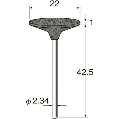 日本精密機械工作 軸付シリコンゴム砥石 R1161 軸付砥石 日本精密機械工作 軸付シリコンゴム砥石 R1161 軸付砥石