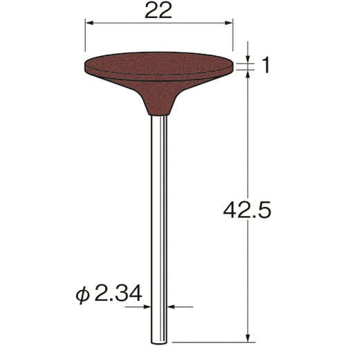 日本精密機械工作 軸付シリコンゴム砥石 R1162 軸付砥石 日本精密機械工作 軸付シリコンゴム砥石 R1162 軸付砥石
