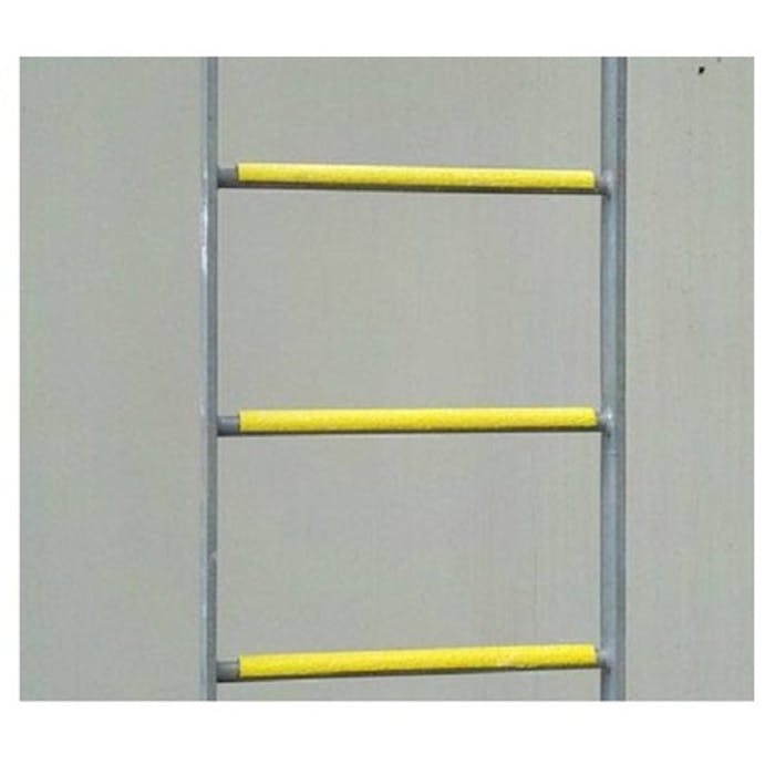 【CAINZ-DASH】セーフラン安全用品 はしご用滑り止めカバー　Ф２０×４０５ｍｍ　ラウンド型　黄 12096【別送品】