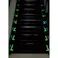 【CAINZ-DASH】セーフラン安全用品 階段用蓄光ステッカー(5対セット)230×76mm 20158【別送品】