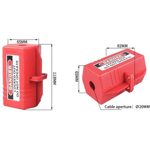 CAINZ-DASH】セーフラン安全用品 コンセント／プラグロックアウト