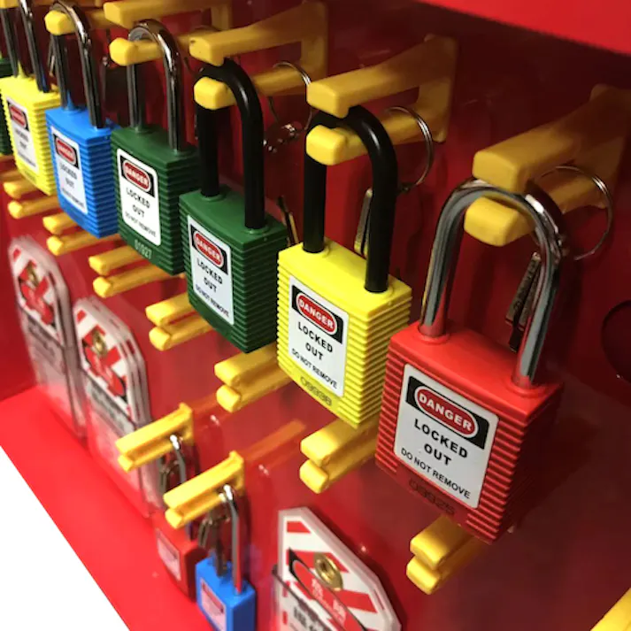 【CAINZ-DASH】セーフラン安全用品 ロックアウトステーション管理ボックス J2435【別送品】