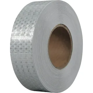 【CAINZ-DASH】セーフラン安全用品 高輝度反射テープ 白 幅50mm×50m 14352【別送品】