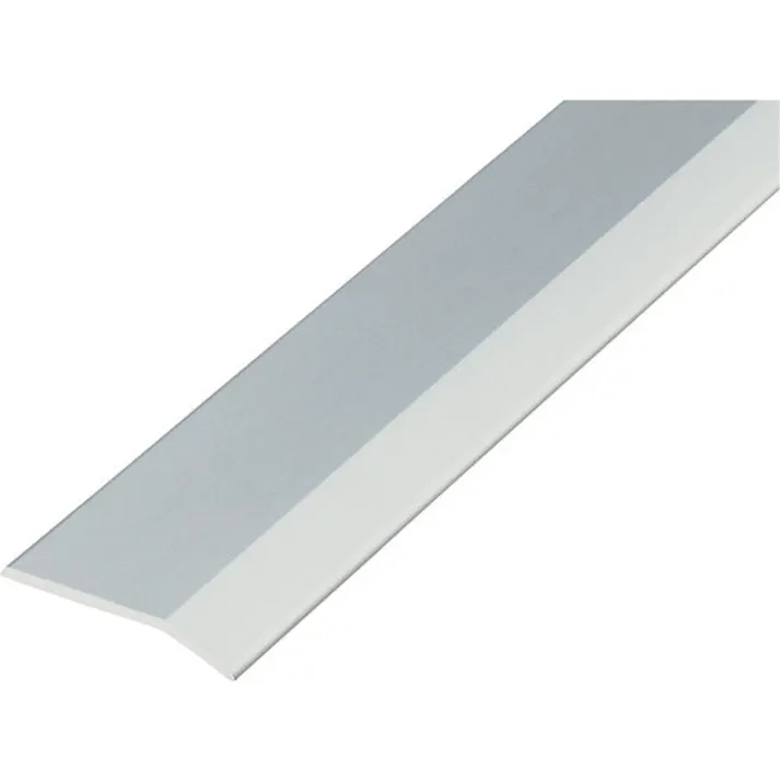 【CAINZ-DASH】アシスト 床金物20-112Aヘの字押え 穴なし アルミシルバー 1/2定尺2.00M 20-112A14H【別送品】