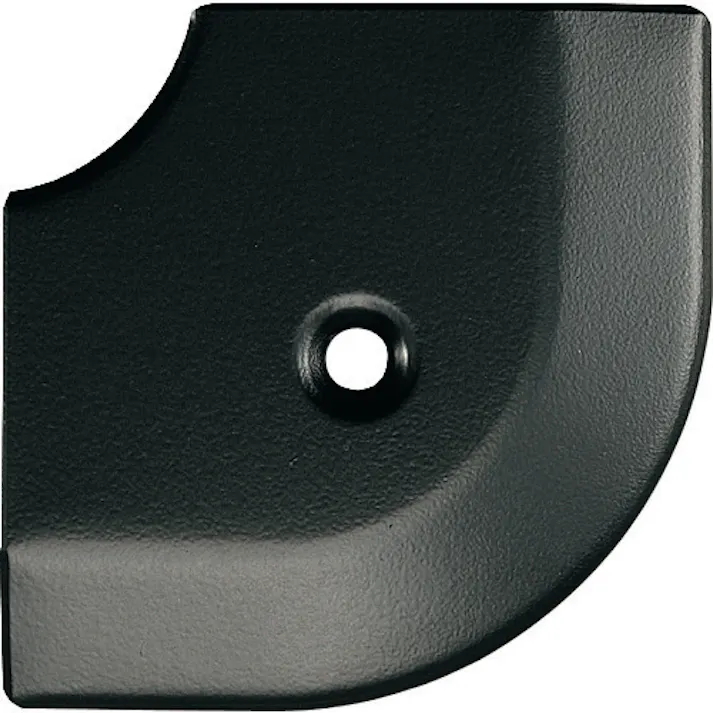 【CAINZ-DASH】アシスト 床金物20-112LBLヘの字押えコーナー アルミブラック 出隅 53×53mm 20-112LBL51【別送品】