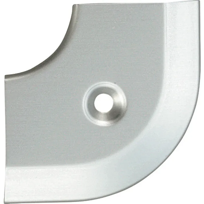 【CAINZ-DASH】アシスト 床金物20-111LSヘの字押えコーナー アルミシルバー 出隅 43×43mm 20-111LS51【別送品】