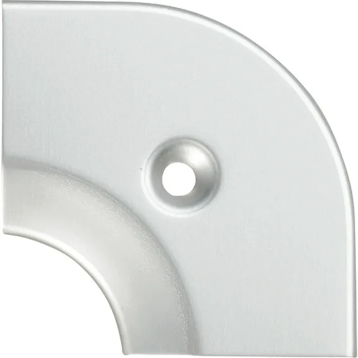 【CAINZ-DASH】アシスト 床金物20-111LSヘの字押えコーナー アルミシルバー 入隅 43×43mm 20-111LS52【別送品】