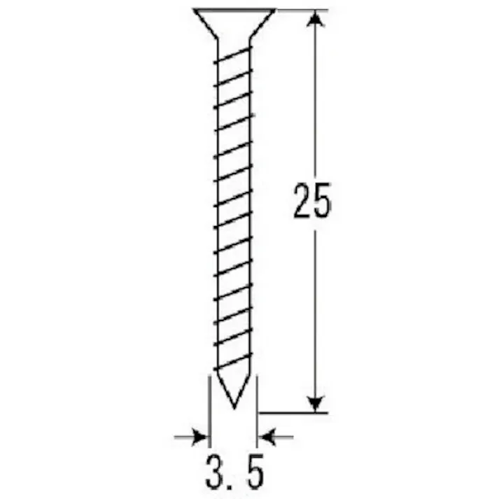 【CAINZ-DASH】アシスト タッピングビス75-255WHO(P) ホワイト 3.5×25 10本入 75-255WHOP10【別送品】