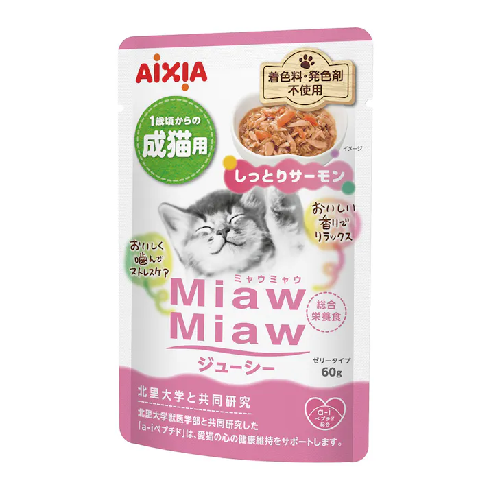 MiawMiaw ジューシー しっとりサーモン 60g
