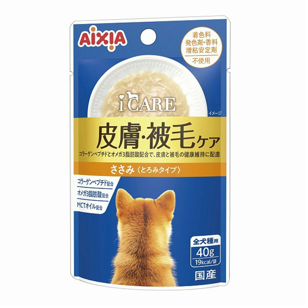 i CARE 犬用 皮膚・被毛ケア ささみ とろみタイプ 40g