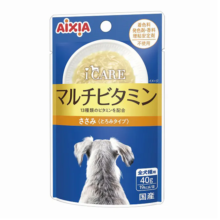 i CARE 犬用 マルチビタミン ささみ とろみタイプ 40g