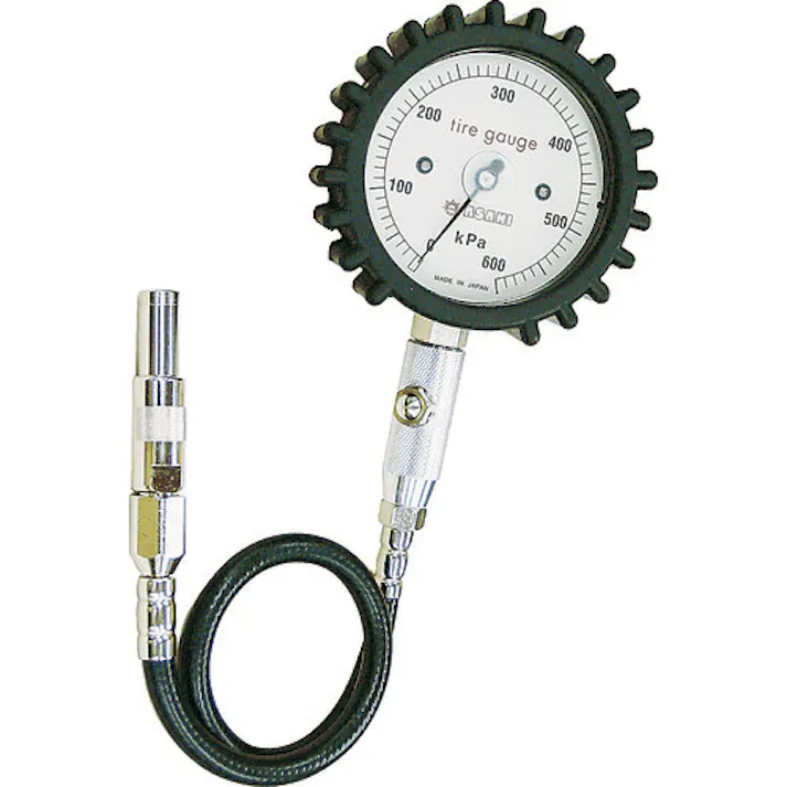 【CAINZ-DASH】八興販売 タイヤゲージ ぬきボタルゲージ (測定・減圧用)乗用車・バン用 AD-206【別送品】