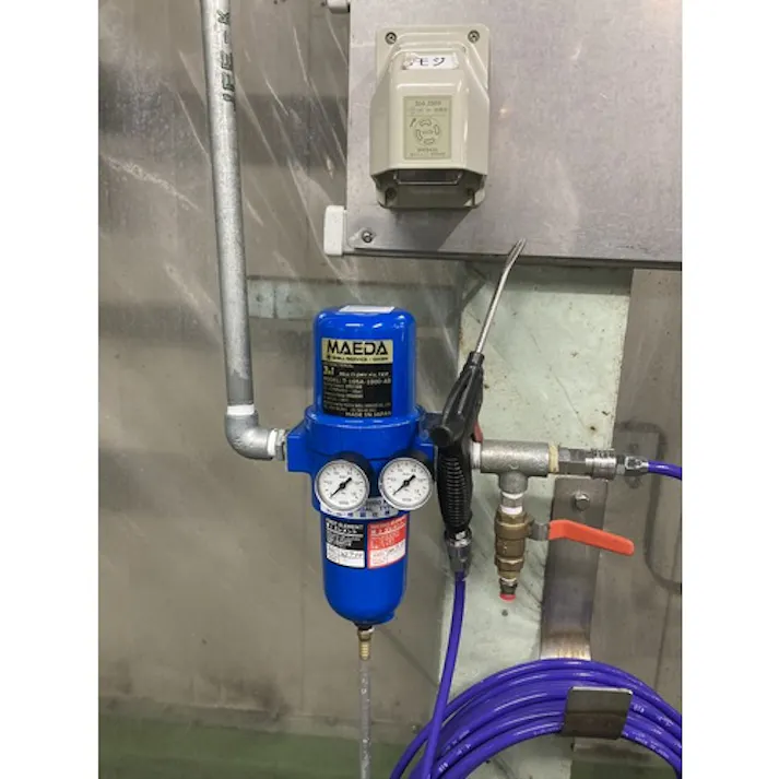 【CAINZ-DASH】前田シェルサービス エアフィルター 抗菌・除菌3in1マルチ・ドライフィルターRc1/2インチ T-107A-1000-AB【別送品】