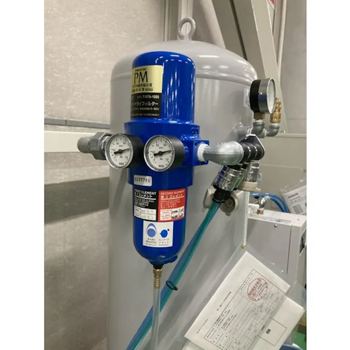 【CAINZ-DASH】前田シェルサービス エアフィルター 抗菌・除菌3in1マルチ・ドライフィルターRc1/2インチ T-107A-1000-AB【別送品】