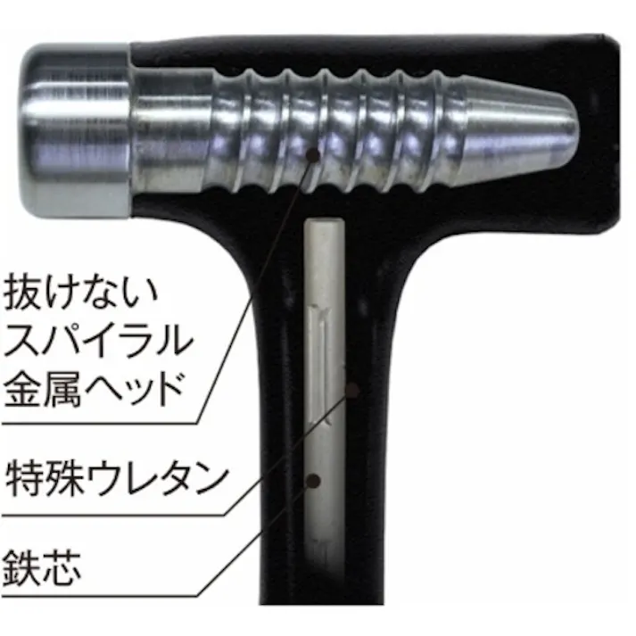 【CAINZ-DASH】前田シェルサービス ショックレスハンマー ユニコンハンマー2ポンド ST-20【別送品】