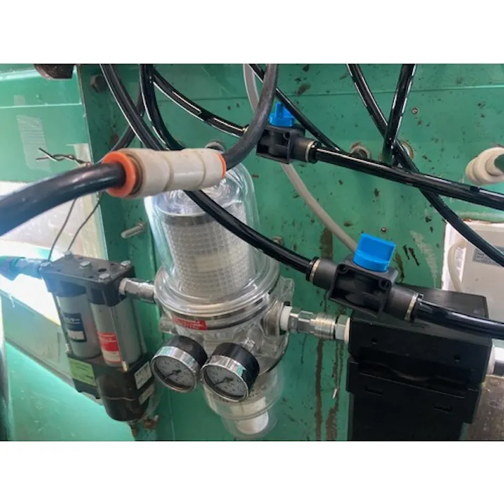 【CAINZ-DASH】前田シェルサービス エアフィルター 3in1マルチ・ドライフィルタースケルトンRp3/8インチ SKT-105A-AB【別送品】