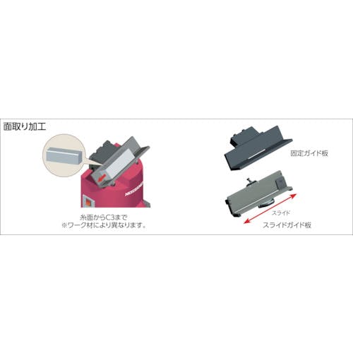 富士元 卓上型面取り機 ナイスコーナー（ポジ） 固定板タイプ ( F3