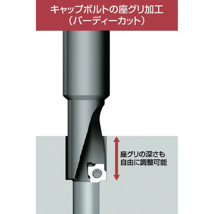 【CAINZ-DASH】富士元工業 座ぐりカッター バーディカット M10 シャンク径20mm 全長115mm BC20-17.5XS-M10【別送品】