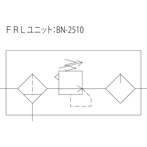 CAINZ-DASH】日本精器 ＦＲＬユニット８Ａ同軸一体型 BN-25T0-8【別送