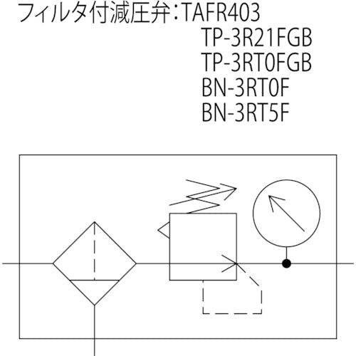 CAINZ-DASH】日本精器 フィルタ付減圧弁１０Ａモジュラ接続タイプ BN