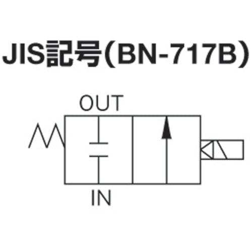 CAINZ-DASH】日本精器 ２方向電磁弁１５ＡＡＣ１００Ｖ７１７シリーズ