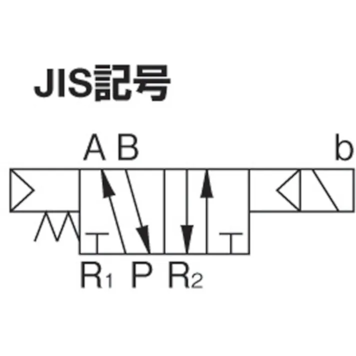 【CAINZ-DASH】日本精器 4方向電磁弁10AAC100Vグロメット7Vシリーズシングル BN-7V43-10-G-E100【別送品】
