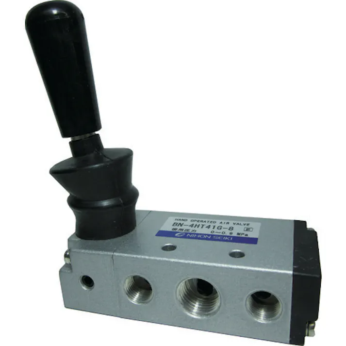 【CAINZ-DASH】日本精器 手動切替バルブ8Aグリップタイプ BN-4HT41G-8【別送品】