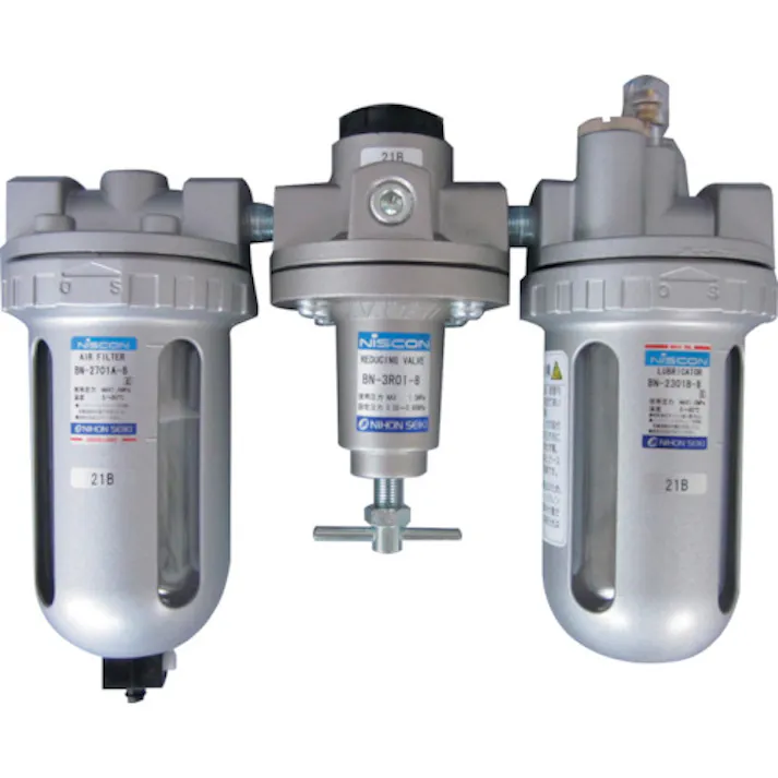 【CAINZ-DASH】日本精器 FRLユニット 10A BN-2501B-10【別送品】