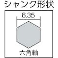 【CAINZ-DASH】日平機器 スポットエースカッタークワトロ４枚刃６．５ｍｍ５個入（六角シャンク付） MH-65GQ【別送品】