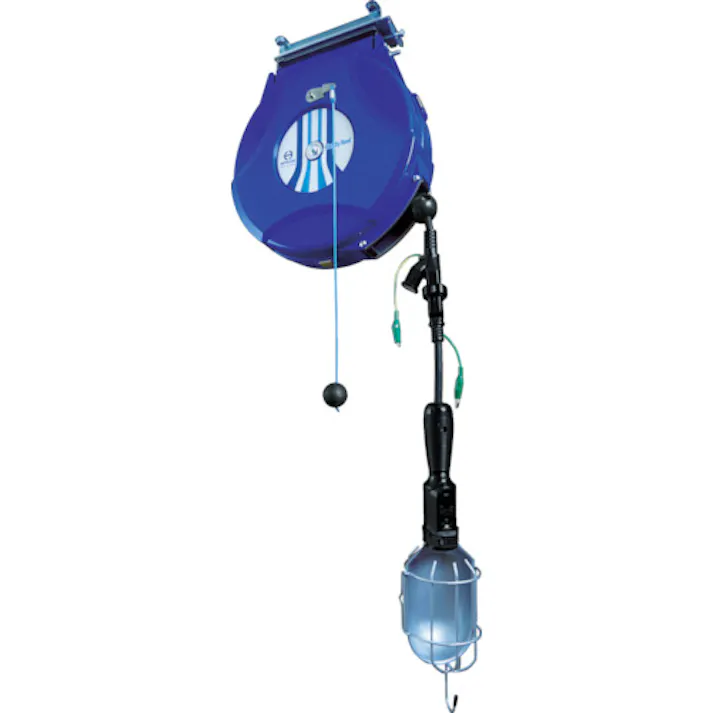 【CAINZ-DASH】日平機器 リール ランプリールブレーキ式10M125V/6A HEP-610HLS-Y【別送品】