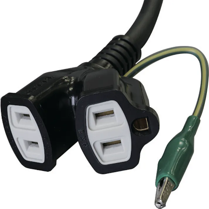 【CAINZ-DASH】日平機器 リール ランプリールブレーキ式10M125V/6A HEP-610HLS-Y【別送品】