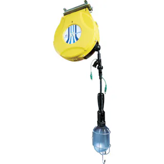 【CAINZ-DASH】日平機器 リール ランプリールブレーキ式10M125V/6A HEP-610HLS-BG【別送品】