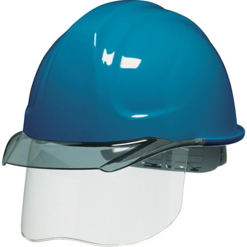 DICプラスチック安全資材営業部 SYA-CSスカイブルー スモークKP SYA-CS-SFE-KP-B/S シールド面付ヘルメット DICプラスチック安全資材営業部 SYA-CSスカイブルー スモークKP SYA-CS-SFE-KP-B/S シールド面付ヘルメット