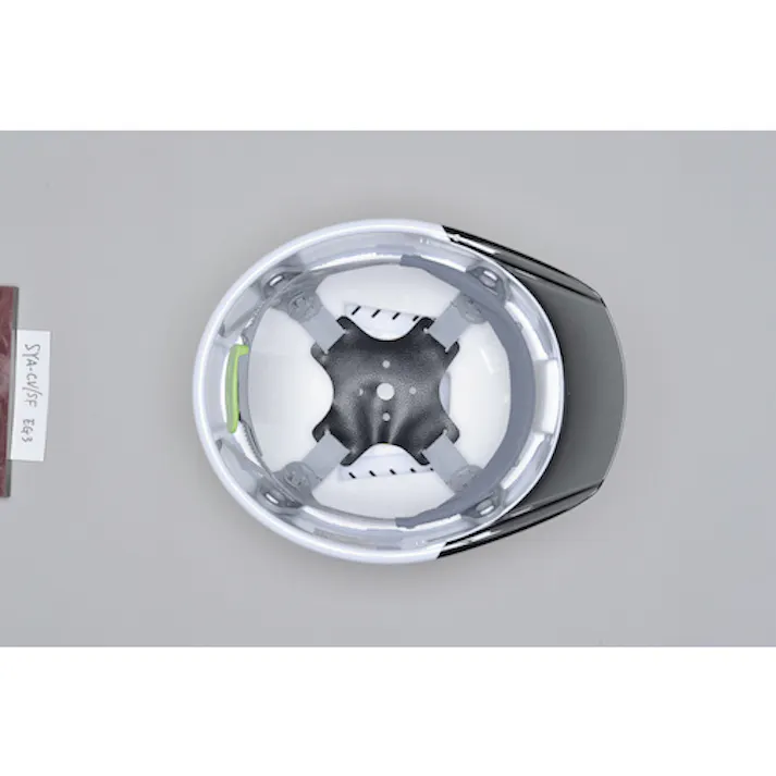 【CAINZ-DASH】DICプラスチック安全資材営業部 透明バイザーヘルメット SYA-CV 帽体色イエロー バイザー色スモーク SYA-CV-SFE-KP-Y/S【別送品】