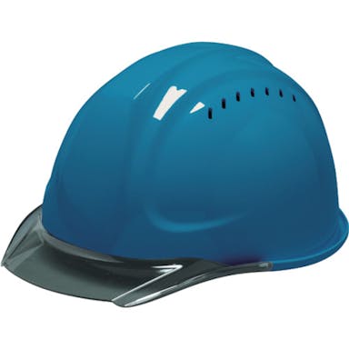 【CAINZ-DASH】ＤＩＣプラスチック安全資材営業部 透明バイザーヘルメット　ＳＹＡ－ＣＶ　帽体色スカイブルー　バイザー色スモーク SYA-CV-SFE-KP-B/S【別送品】