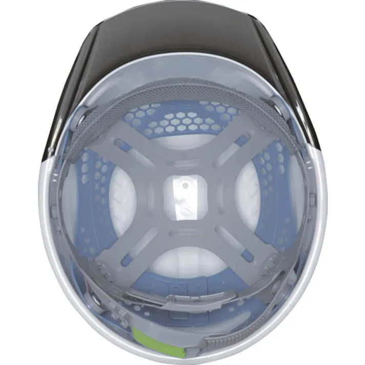 【CAINZ-DASH】DICプラスチック安全資材営業部 SYA-Cエアロメッシュ 白/グリーン HA2内装 KP付 SYA-C-HA2EM-KP-W/G【別送品】