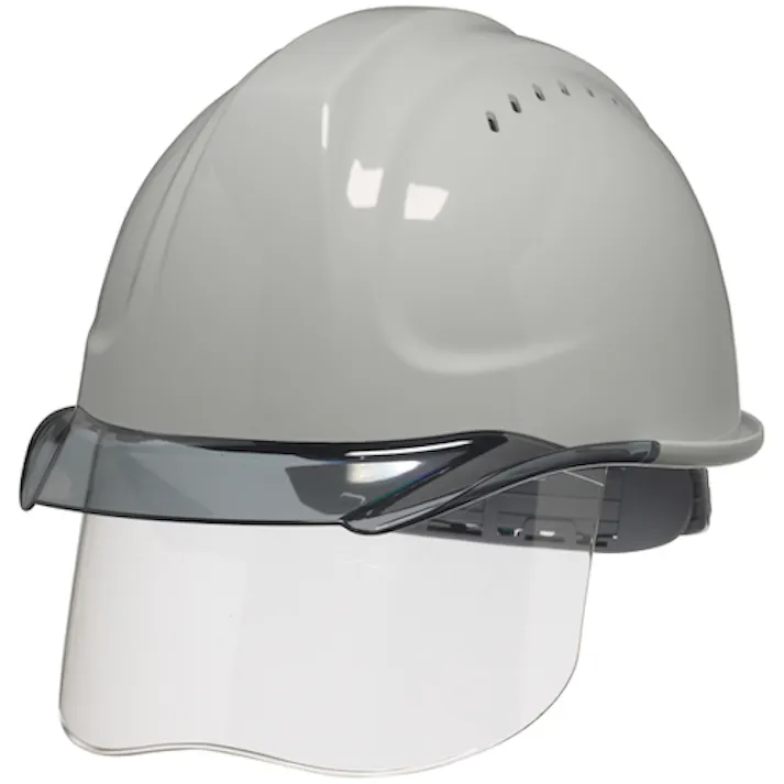 【CAINZ-DASH】DICプラスチック安全資材営業部 SYA-CSVエアロメッシュ ライトグレー/スモーク HA2内装 KP付 SYA-CSV-HA2EM-KP-LG/S【別送品】