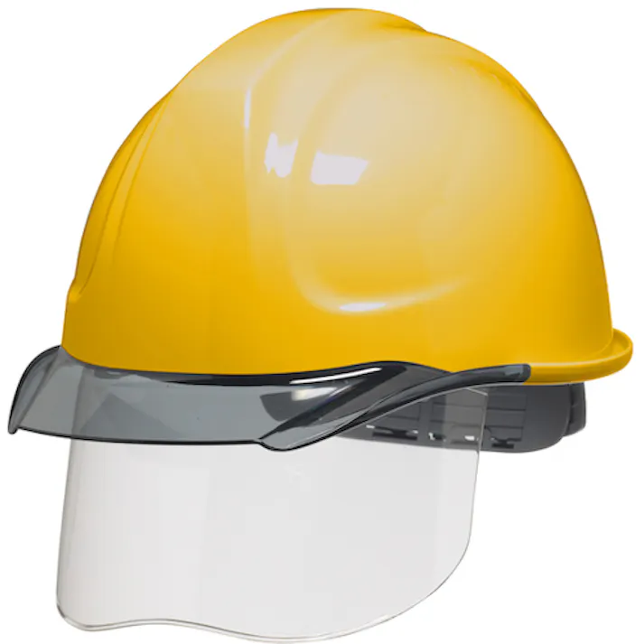 【CAINZ-DASH】DICプラスチック安全資材営業部 SYA-CSエアロメッシュ 黄/スモーク SF内装 KP付 SYA-CS-SFEM-KP-Y/S【別送品】