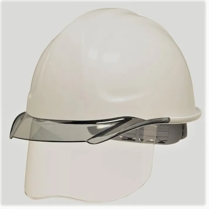 【CAINZ-DASH】DICプラスチック安全資材営業部 SYA-CSエアロメッシュ 遮熱白/スモーク SF内装 KP付 SYA-CS-SFEM-KP-HB-W/S【別送品】